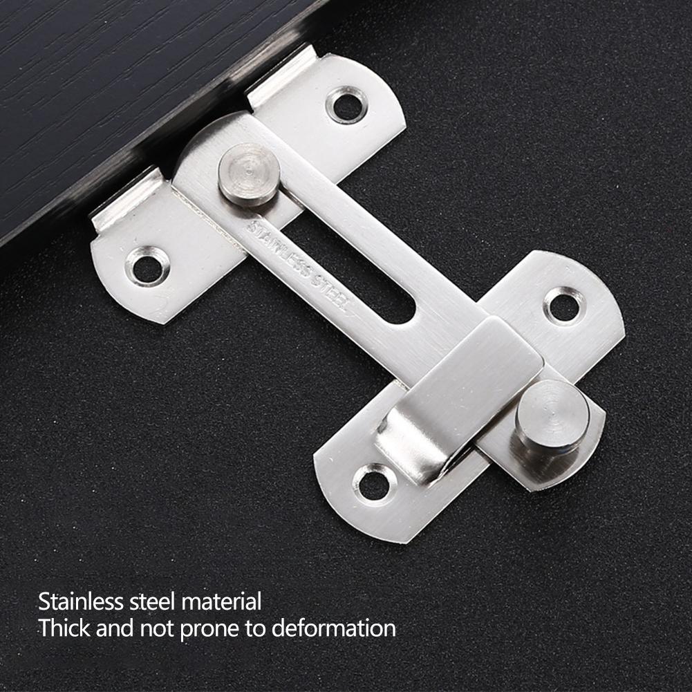 Multi-Purpose Sliding Door Cabinet File Cabinet Furniture Lock Bolt 90 Degree Easy Install