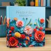 6 Zoll 500 Taschen Scrapbook-Album Laminierte Einsteck-Fotoalben Fotoaufbewahrung Aufbewahrung für Zuhause