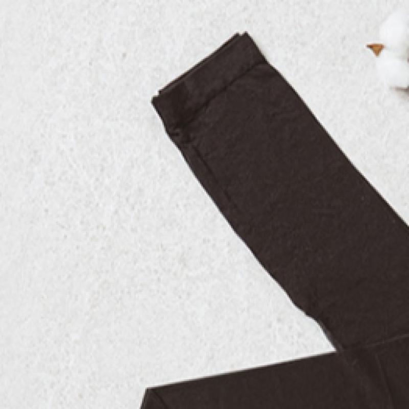 Daiso Comfortable Tight Fitting Tights Black 20d