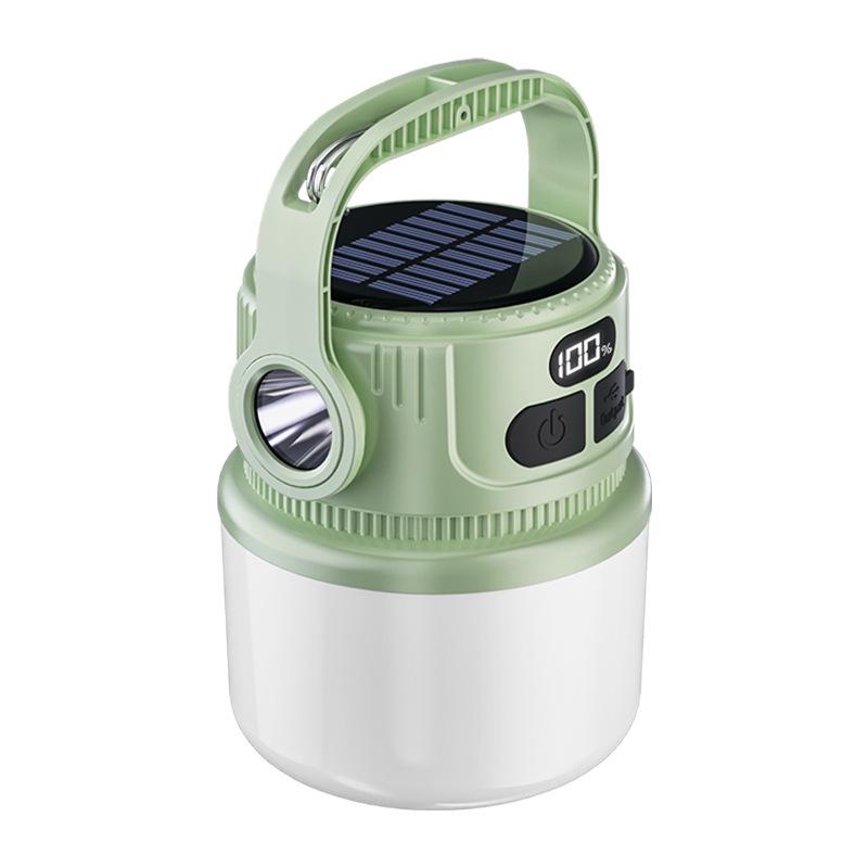 Portable Rechargeable Outdoor LED Solar Camping Lantern Lamp