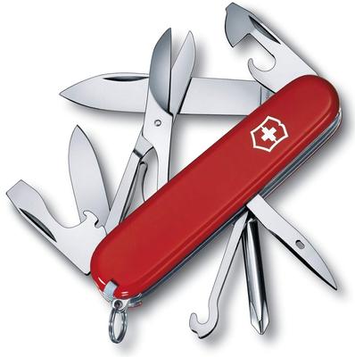 VICTORINOX Super Tinker Rot, Outdoor-Multitool, Camping, Outdoor-Multitool, Multifunktionswerkzeug, Notfall-Katastrophenvorsorge, Multi, praktischer kompakter Kreuzschlitzschraubendreher