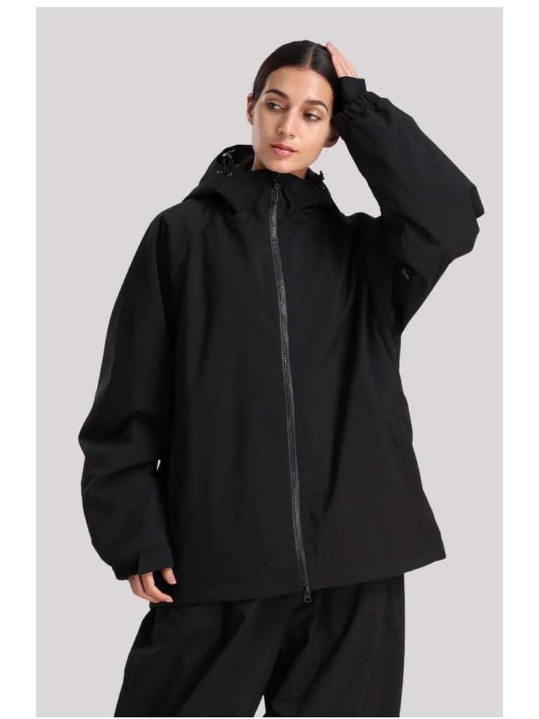 2526 Ski Suit: Men's & Women's Solid Color, Windproof, Waterproof, Breathable Snowboard Workwear, Couple's Professional Ski Gear.