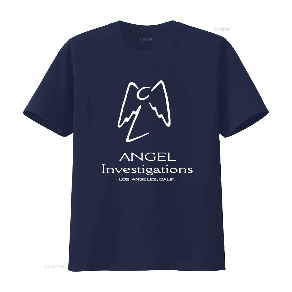 Angel Investigations Los Angeles CA Buffy Vampire T shirt 100 Cotton High Quality vintage Washed Soft fashion designer clothes
