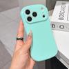 Trendy Candy Color Glossy Phone Case for For Iphone 17 Pro Max 16 1 14 13 12 11 Soft TPU Shockproof Cover Solid Pastel Color Hoesje