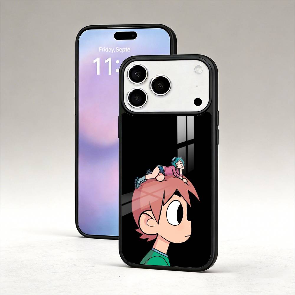 S-Scott P-Pilgrim Cartoon Phone Case For iPhone 17,16,15,14,13,12,Pro,Max For Magsafe Magnetic Wireless Charging iPhone13PROMAX