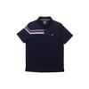 Polo Shirts Men's Blue Polo Collar Moderate Straight Fit F11M121114F-NV