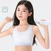 Sweet Soft Comfortable Racerback Training Vest for Growing School Girls Thin Lightweight Breathable Daily Developmental Undergarment