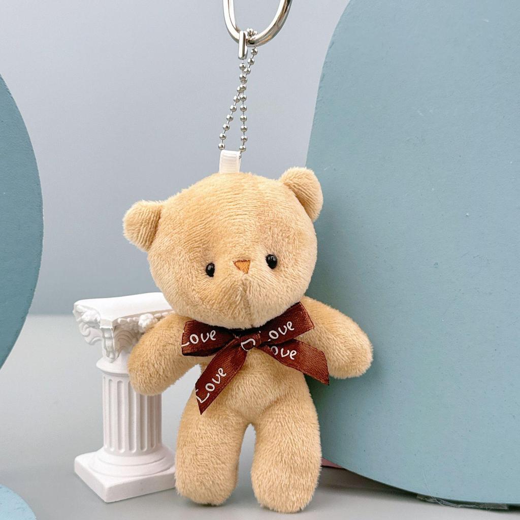 Portachiavi Ciondolo Tuta Peluche Orsacchiotto - Piccolo Giocattolo Regalo