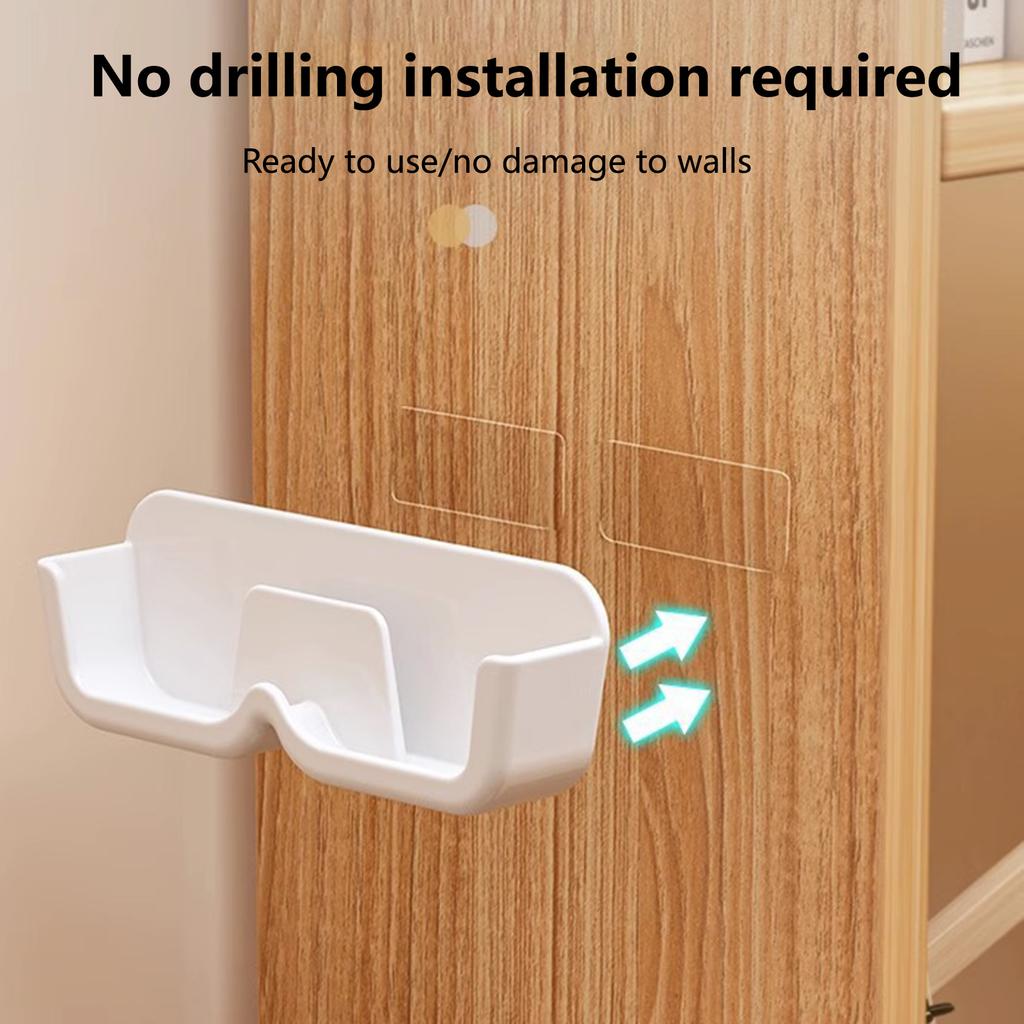 Wall-Mounted Glasses Storage Box Fine Workmanship with Strong and Durable Material Suitable for Variety of Wall Materials