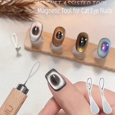 DIY Manicure Kit Hollow Cat Eye Magnet Tool Nail Magnet Line  for Nail Art Accessories