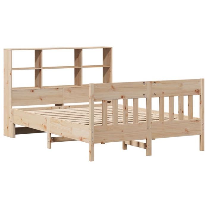 VidaXL Bed Frames Without Mattress 150x200 Cm Solid Pine Wood, Bed, Bedroom Furniture, Wooden Bed, Double Bed, 3323218