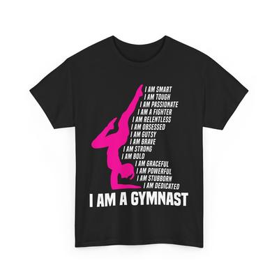 Camiseta de Gimnasia, Soy Gimnasta Soy Inteligente Soy Fuerte Camiseta