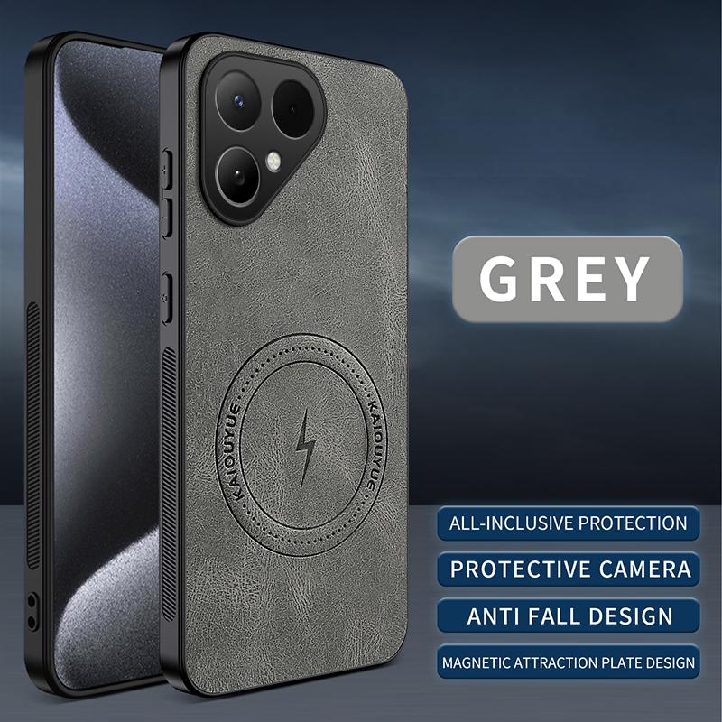 For Tecno Pova Curve 2/Tecno Pova Curve2 Case Simple Stylish Magnetic Suction Luxury PU Leather Skin-friendly Anti-drop Cover