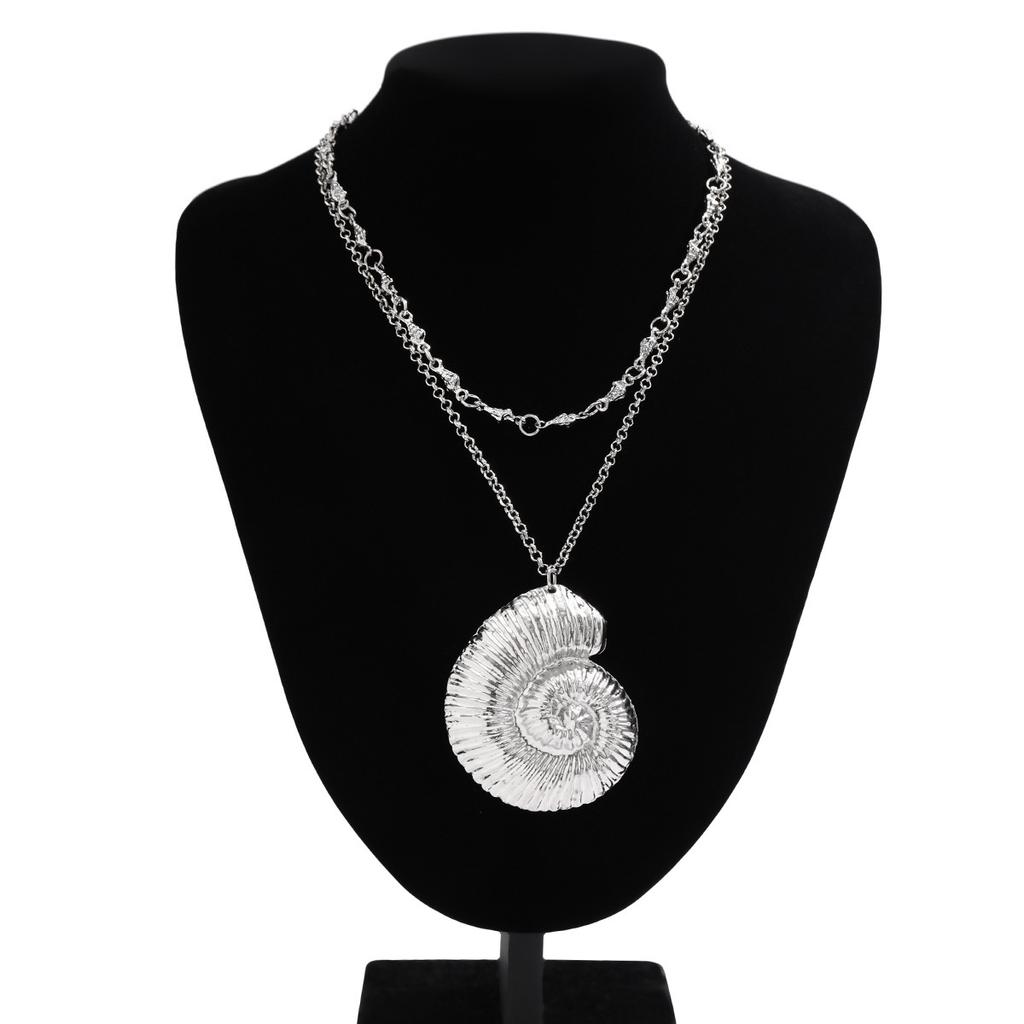 Accessories Sweet And Cool Exaggerated Pentagram Starfish Necklace Ocean Flannel Wax Wire Knotted Conch Necklace