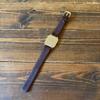 Used SEIKO Working Seiko Quartz Men's Watch Gold Dial Octagon Case