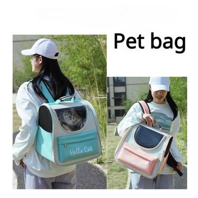Taşınabilir açık omuz evcil hayvan çantası taşınabilir nefes alabilen çanta katlanabilir kedi çantası köpek çantası