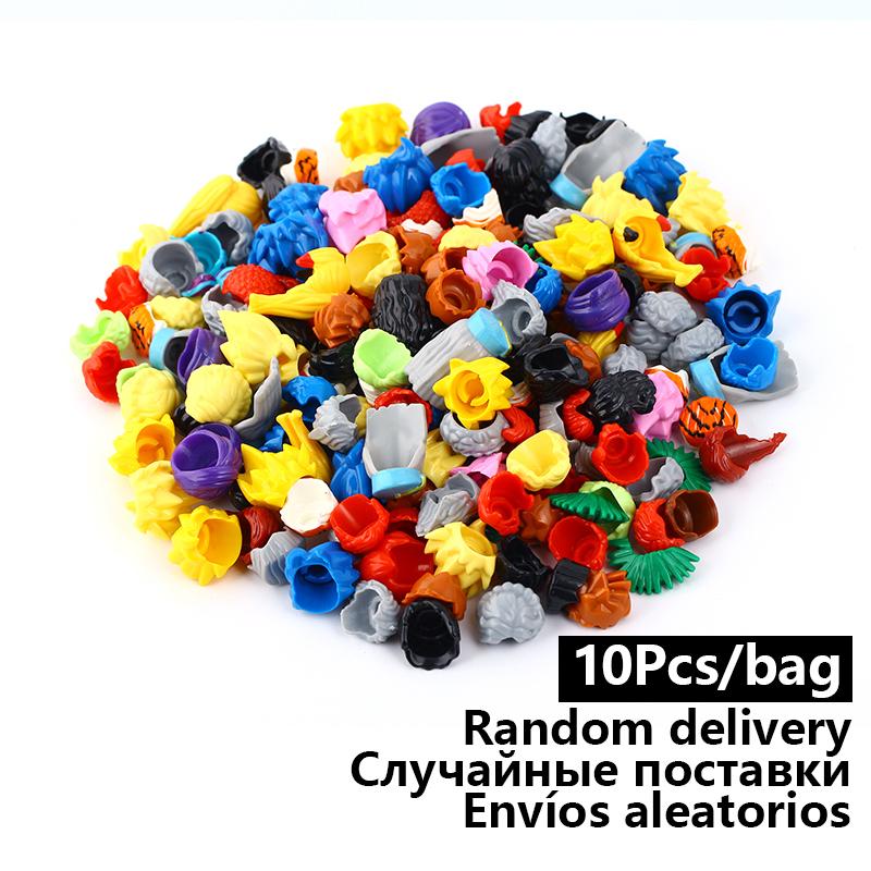 Random Blocks Parts Compatible Action Figure Military Weapons SWAT Gun Hair Model Set DIY Building Blocks Kids Toys For Children