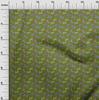 oneOone Cotton Flex Maroon Fabric Kids Leopard Sewing Material Print Fabric By The Yard 40 Inch