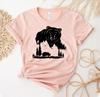 Bear Jungle T-shirt, Cute Animal Shirt, Bagheera Top, Animal Zoo Gift, Jungle Wildlife Shirts, Forest T-shirt, Animal Rescue Gift