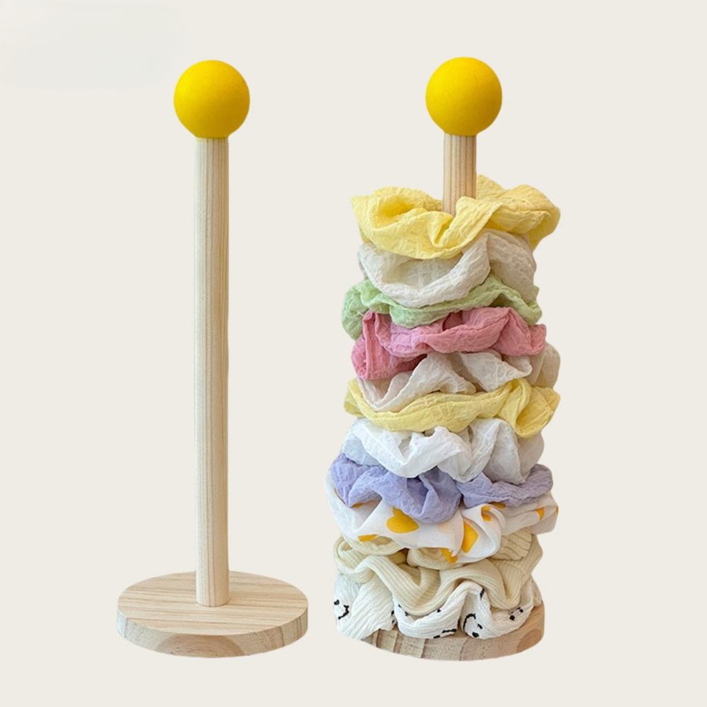 Antique Style Hair Accessory Storage Rack - Wooden Multi-layer Plant Decoration Headband, Hair Clip, Jewelry Display Rack -Storage Rack