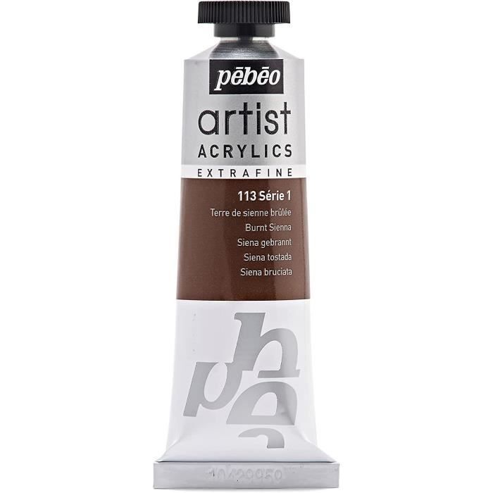 Peinture - PEBEO - Sienne Brûlée - 37 ml - Extra Fine - Brillant