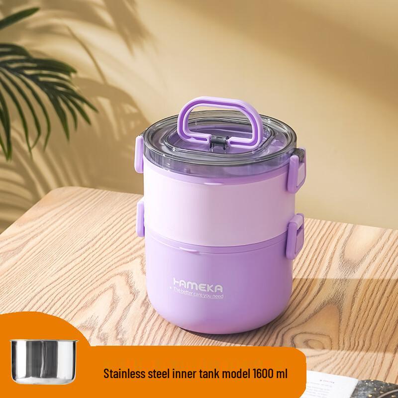 ZISIZ Double Layer Microwave Bento Box