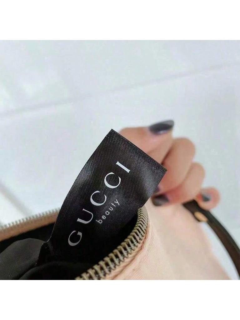 Light Pink Makeup Bag, Handheld and Portable, Large Capacity for Cosmetics, for Daily Touch-Ups and Travel GUCCI-GIFT-60