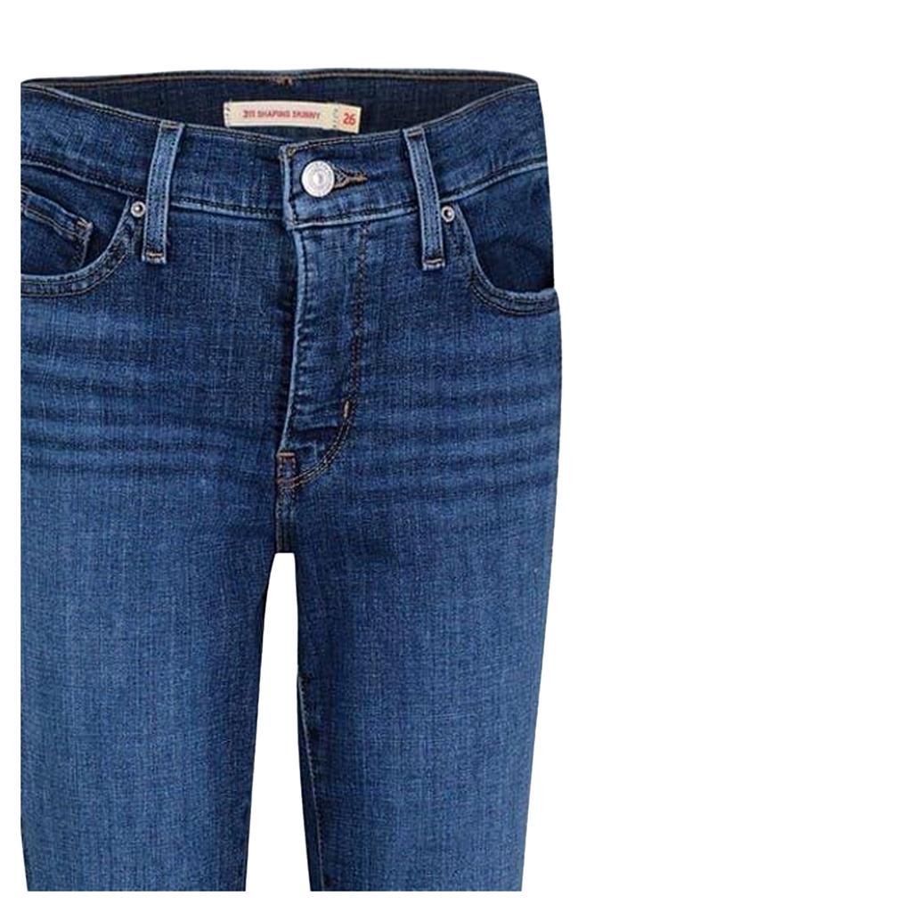 Levis Womens/Ladies Mid Rise Shaping Skinny Jeans