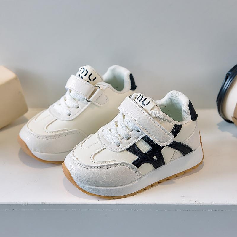 Children's Forrest Gump shoes 2025 autumn new boys' sports shoes non-slip breathable girls' shoes little white shoes baby soft sole