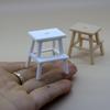 1 Piece Plastic Kitten Footstool Double-Layer Sit Chair Holding Stool 1/12 Dollhouse Miniature Cat Step Stool