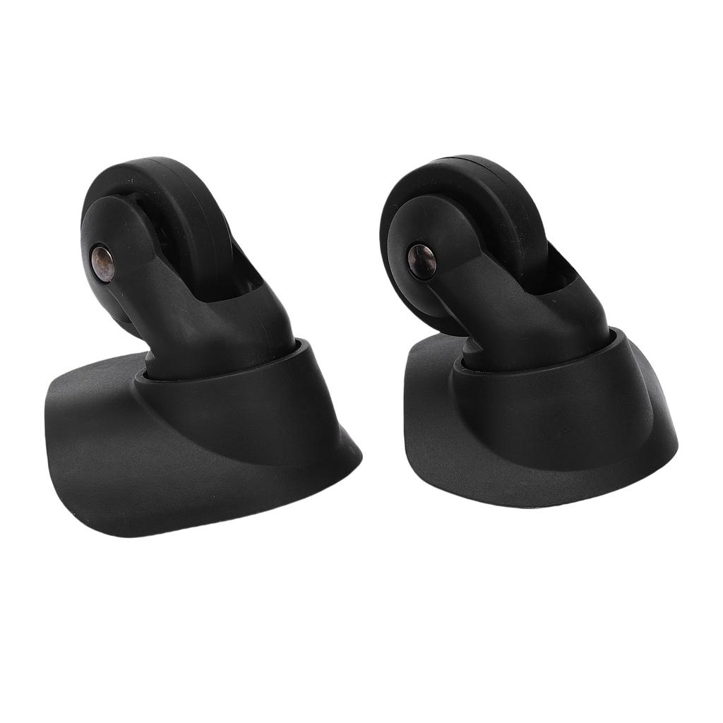 1 Pair Luggage Suitcase Wheels Replacement for 47R Silent Trunk Luggage Wheels Spare Part Black Suitcase Casters