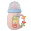 Infant Bottle Shape Teether Toy Soothing Sounds and Lullaby Machine for Early Education