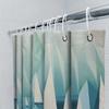 Blue Sailboat Shower Curtainmodern Geometric Design For Bathroom Decor Waterproof Fabric Home Decoration With Rod