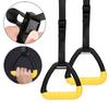 Gymnastic Rings with Adjustable Straps Pull Up Exercise Rings Home Fitness Equipment for Home Exercise Workout Fitness Training
