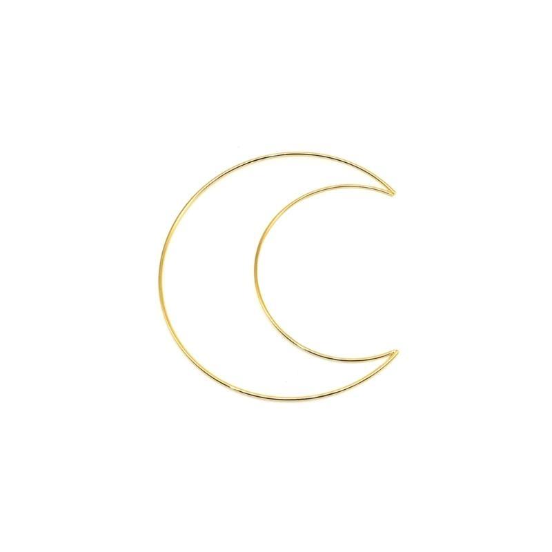 Metall-Makramee-Mond-Reifen für Traumfänger-Herstellung Makramee-Projekt DIY Bastelring