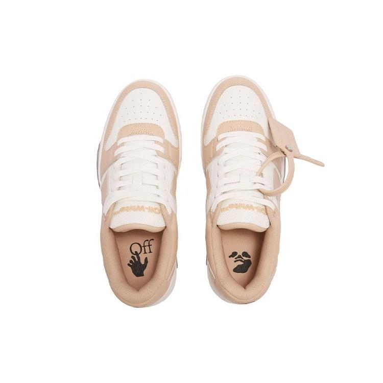 (WMNS) Off-White Out Of Office Low-Top Sneaker 'Tan White' Women's OWIA259F22LEA0010134