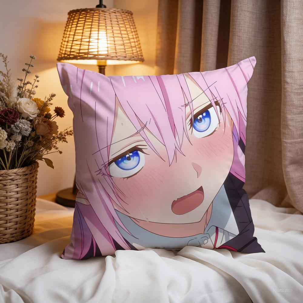 sShikimoris Not Just aCuties Cushion Cover Premium Comfort Reversible Pillow Cove -Two In One Design for Any Room & Car Interior