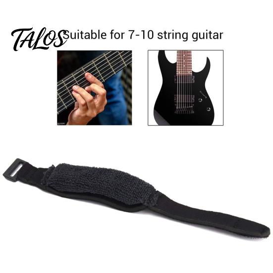 Acoustic Guitar Strings Mute Dampener Ukulele Bass Electric Fretboard Shock-absorbing Wrap Muting Strap Muter Silencer Noise Reducer Musical