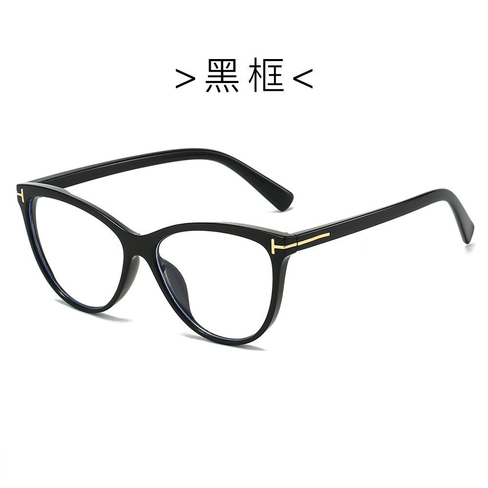 

JYL TS Flat Glasses Cat Eye T Blue Light European/86041 B-8658 яскраво-червоний