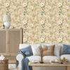 Daisies Beige and Cream Wallpaper for Living Room and Bedroom 50x1000