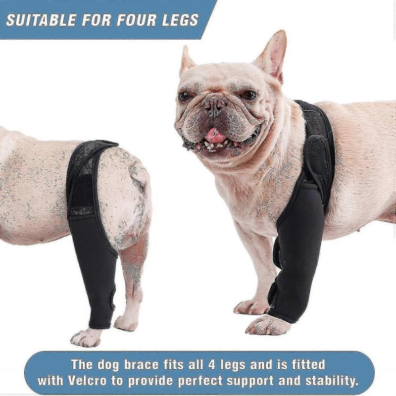 Hunde Kniebandage Hunde Beinbandage für gerissenes ACL Hinterbein Hunde Hüftstützbandage, Verstellbare Hinterbeinbandagen für Hunde, Haustier Kniebandage