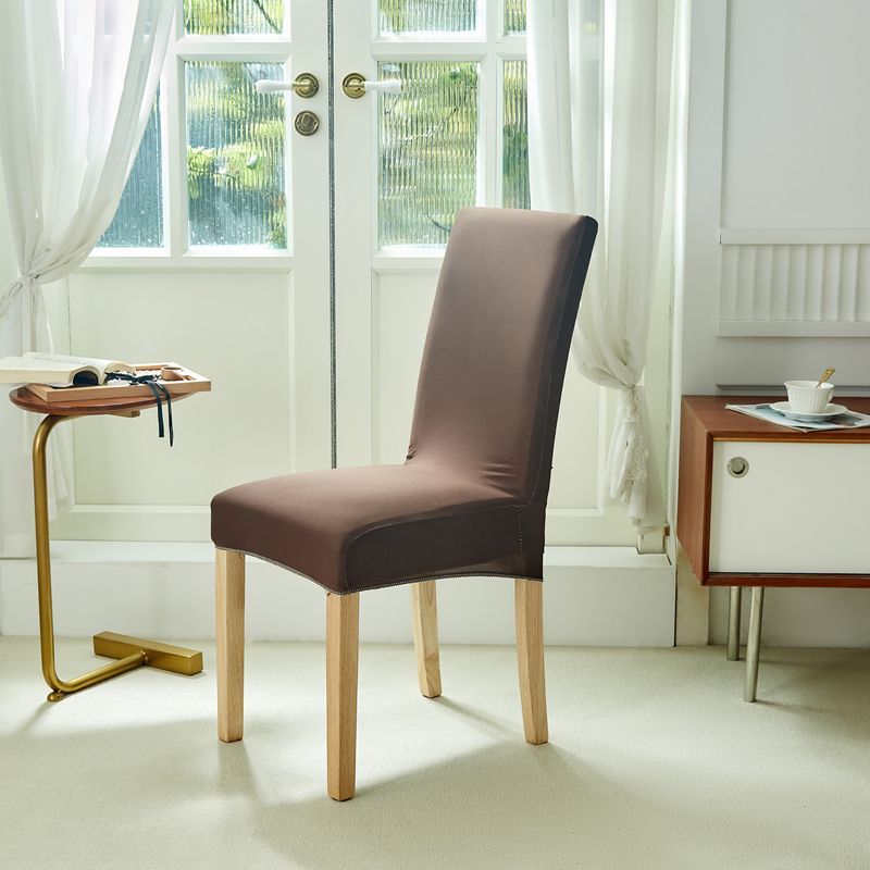 Stoltrekk fire sesonger universal spisestuestoltrekk elastisk krakksett i ett stykke bord og stoltrekk ryggpute setepute