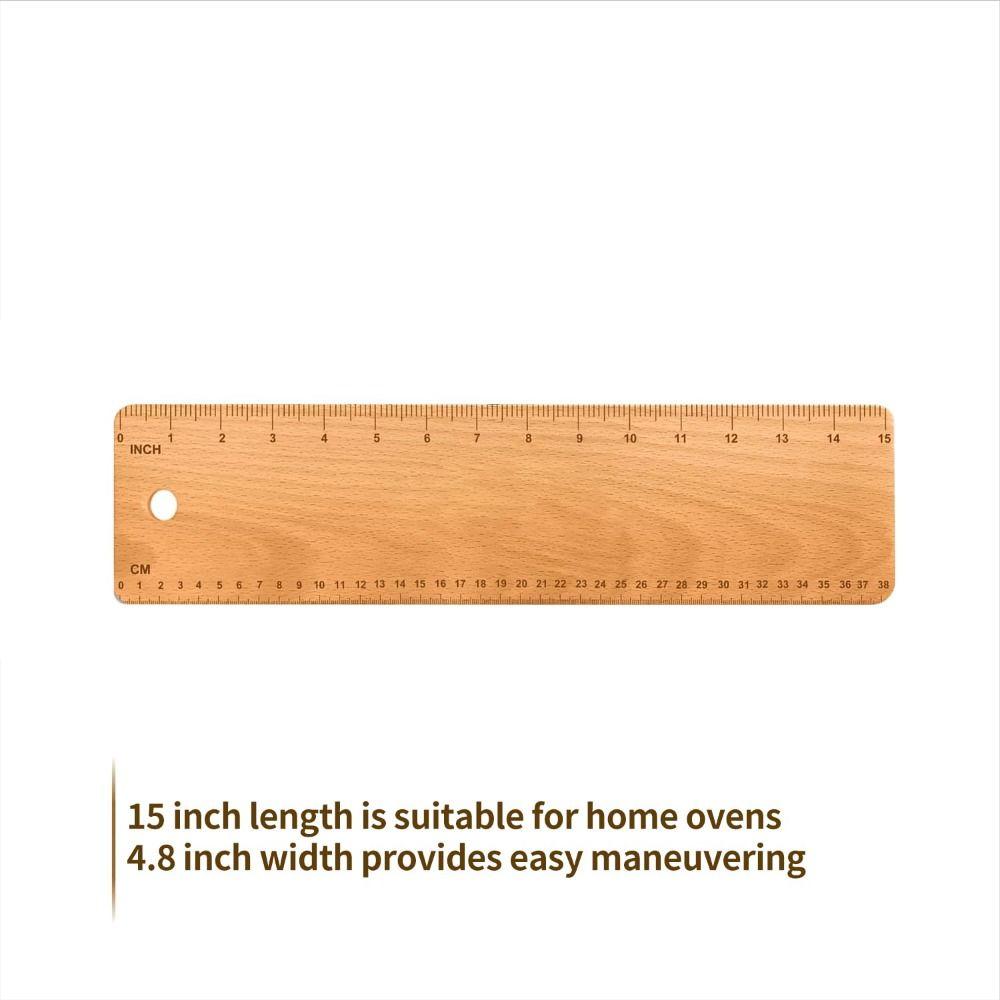 15 Inch Baguette Transfer Peel Beech Wood Food-Grade Baguette Flipping Board Versatile Smooth Surface Baking Board Home Kitchen