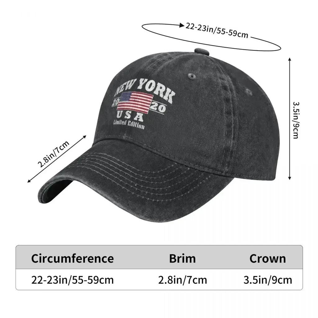 New 2020 York Baseball Cap Fashion Trendy Street Style Unisex Men Washed Trucker Hat High Quality Outdoor Sport Baseball Caps