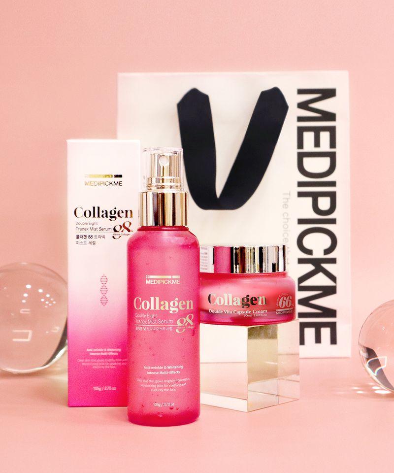 [SET] Collagen Double Elasticity Care 2-Piece Gift Set (Mist Serum 105g + Cream 50ml)