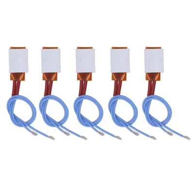 5pcs PTC Heating Element Automatic Constant Temp 110 Celsius  Aluminum Shell Thermostat Heater Plate with