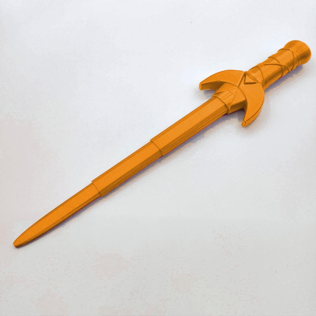 3D Printed Spiral Sword Stress Relief Toy For Children Cool Gift Stress Relief Playtime Fun