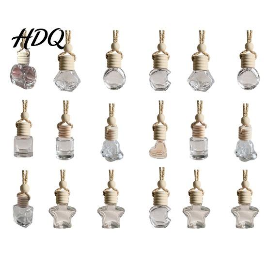 Essential Oil Car Diffuser Perfume Bottle Pendant Creative Hanging Air Freshener Gift for Friends Family Vehicle Portable Holder Interior