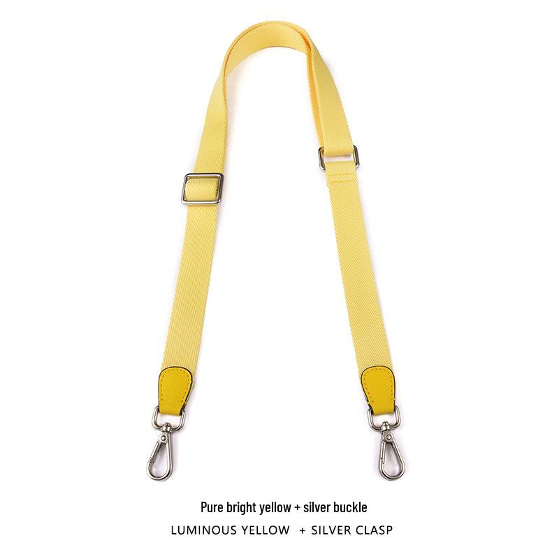 MHS-F-37 2,5CM Jednobarevný Nastavitelný Plátěný Popruh Přes Tělo/Přes Rameno Náhradní