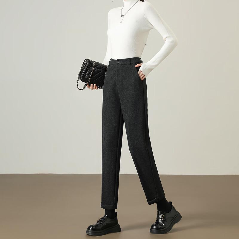 Kobel Women's Autumn/Winter Thickened Tapered Commuter Suit Trousers